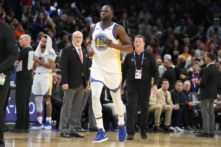 Draymond Green(中)。圖片來源：達志影像