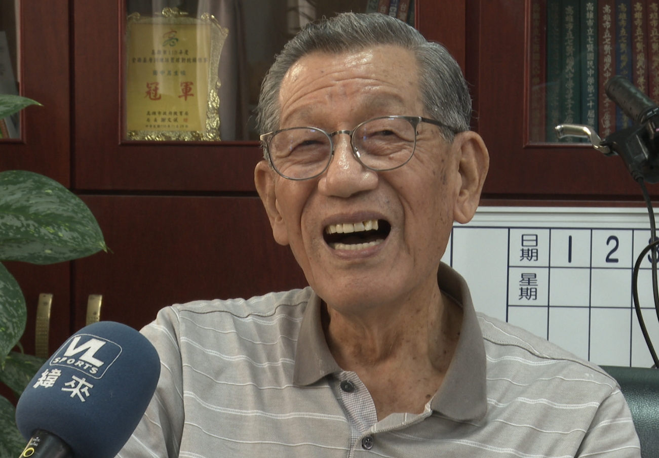 終身成就獎得主劉錦池。圖片來源：緯來體育台
