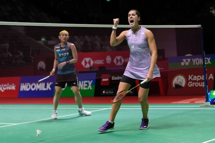 Carolina Marin。圖片來源：達志影像