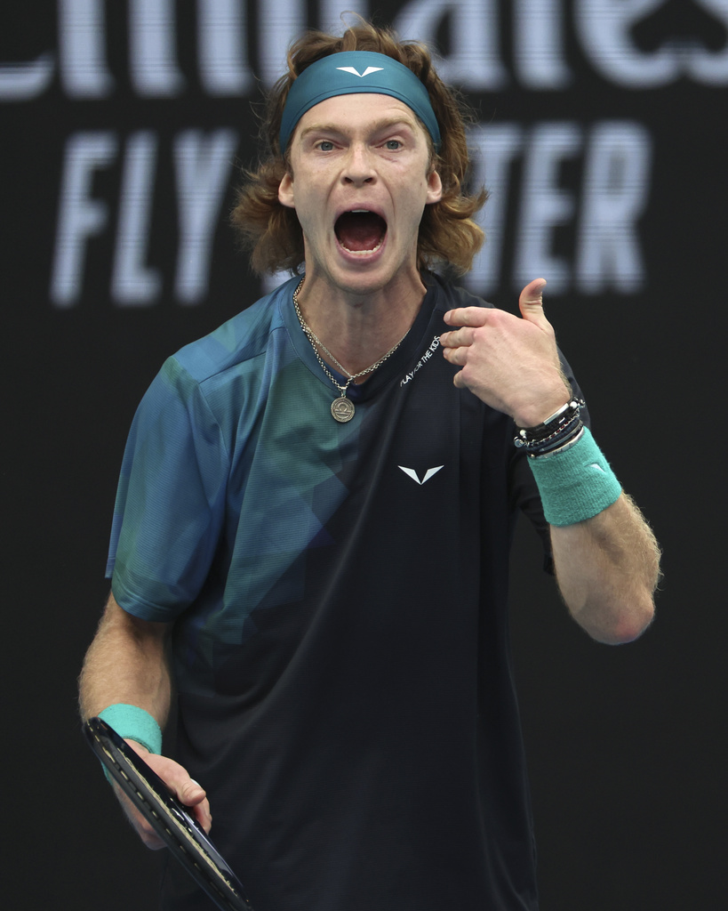 Andrey Rublev。圖片來源：達志影像