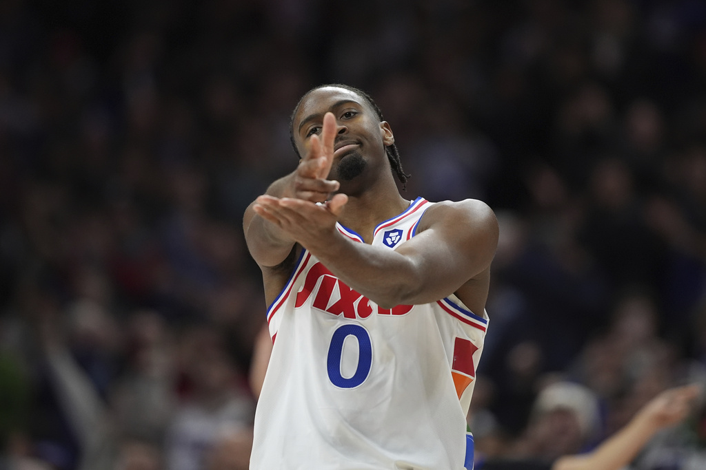 Tyrese Maxey。圖片來源:達志影像