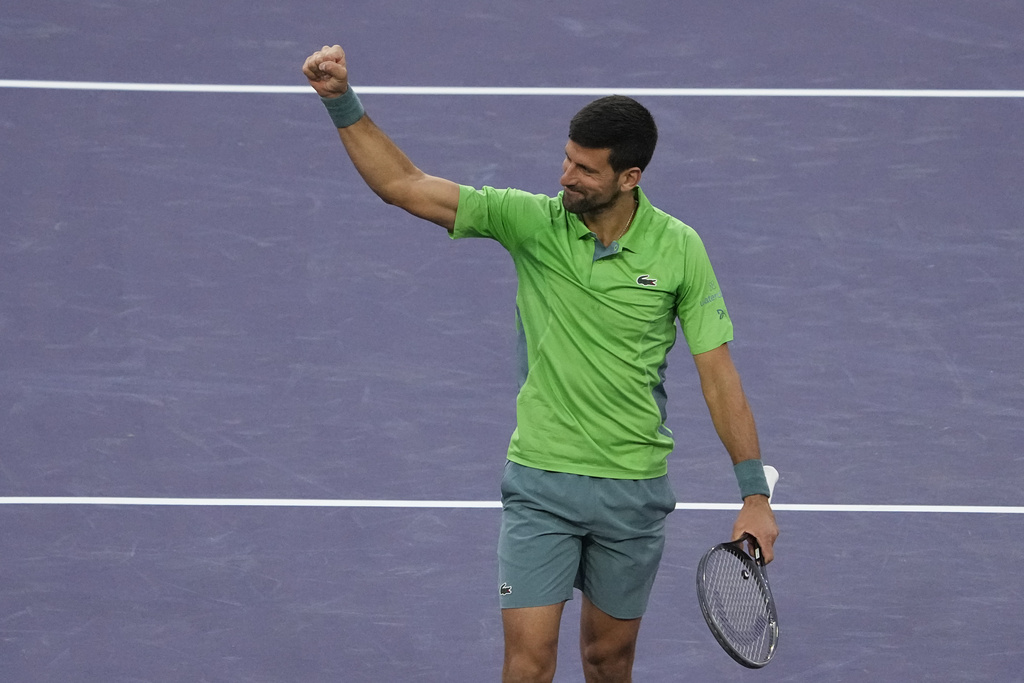 Novak Djokovic。圖片來源：達志影像