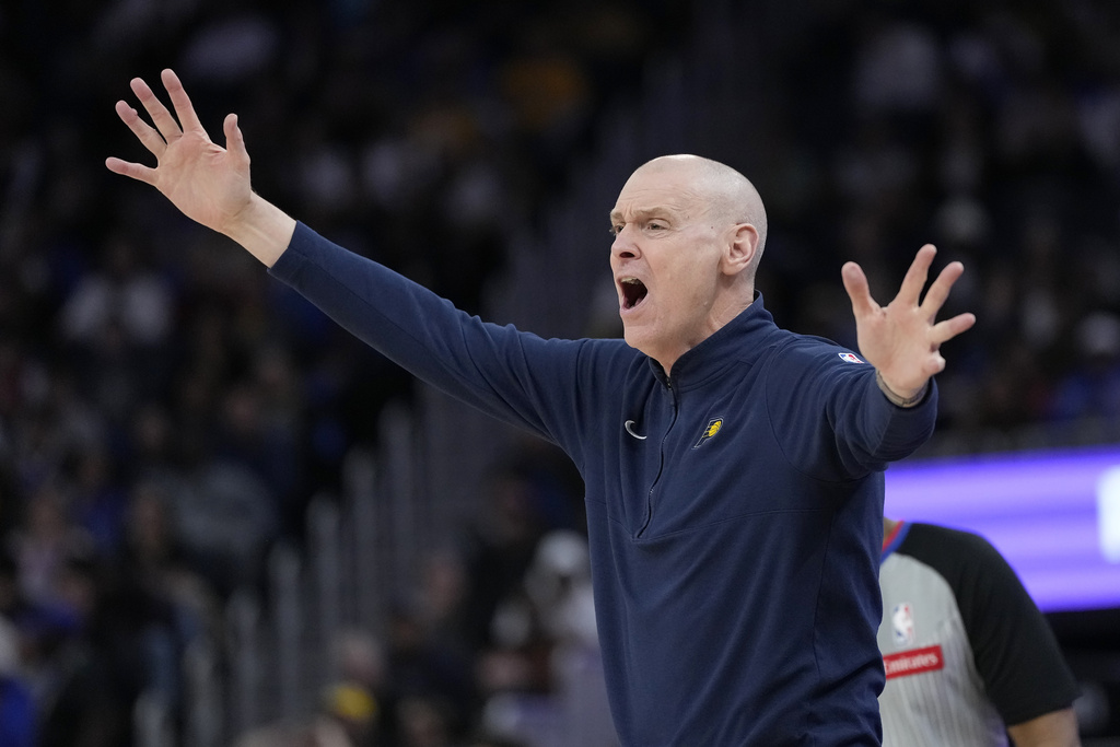 溜馬隊總教練Rick Carlisle。圖片來源：達志影像