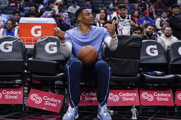 Russell Westbrook。圖片來源：達志影像