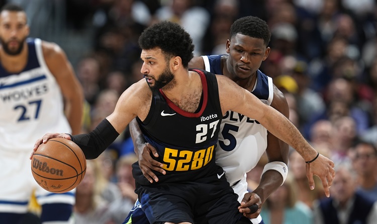 Jamal Murray(前)。圖片來源：達志影像