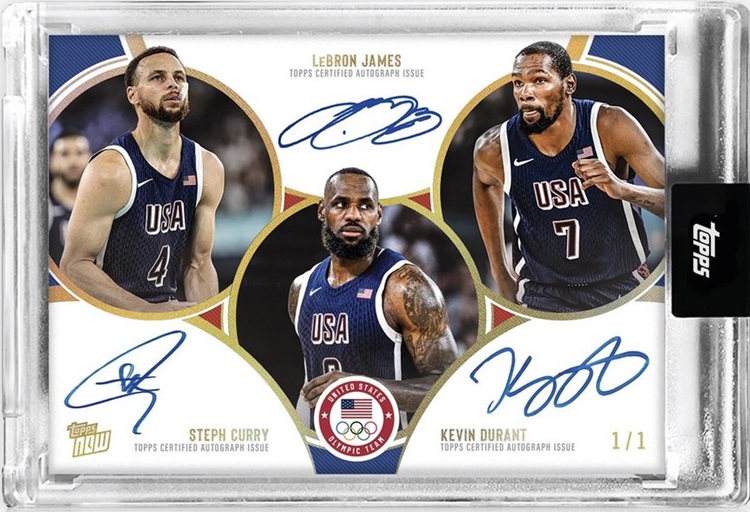 NBA三星卡。圖片來源：Topps  X。