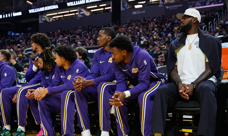 LeBron James(右1)。圖片來源:達志影像