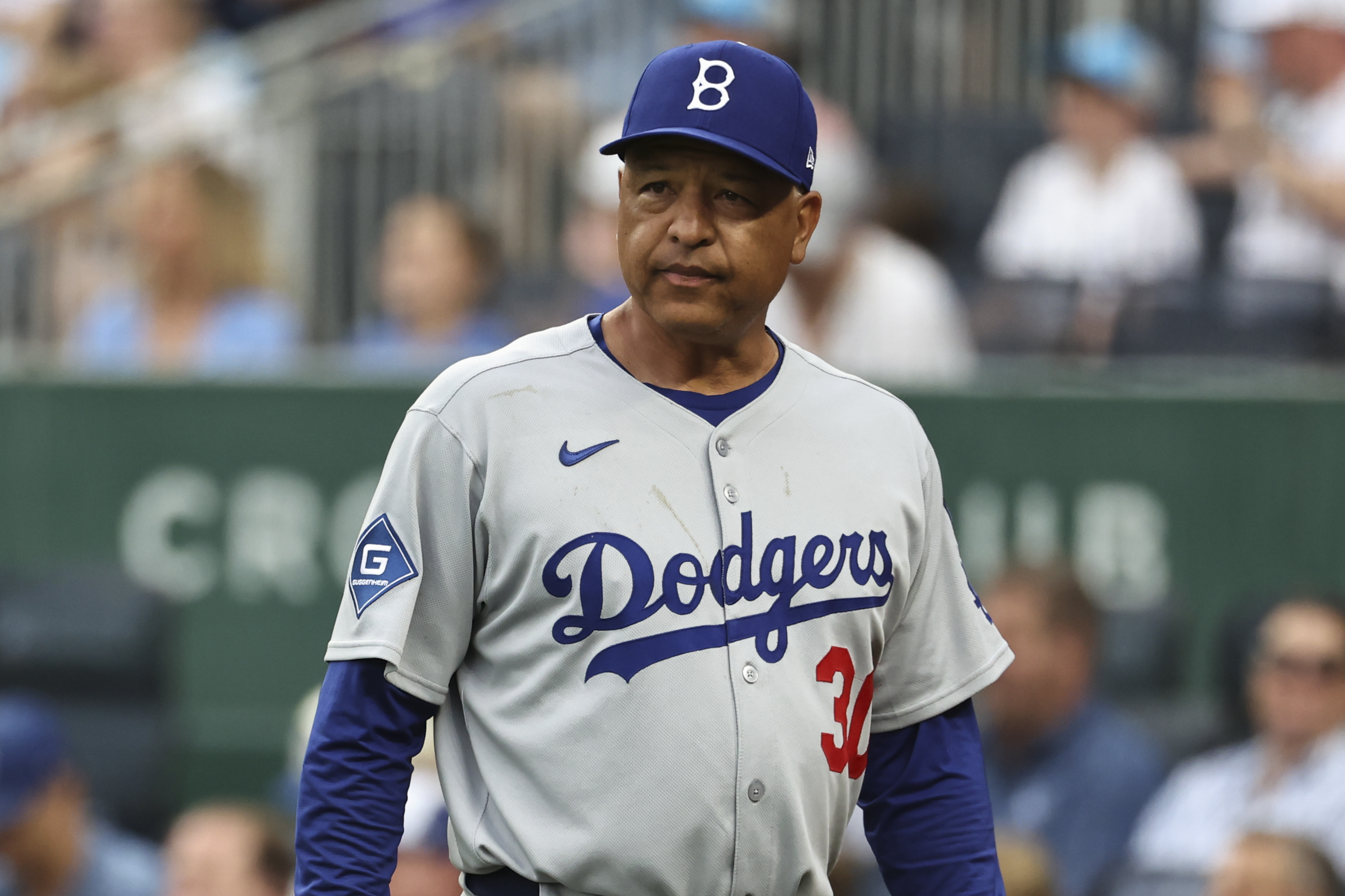 洛杉磯道奇總教練Dave Roberts。圖片來源：達志影像資料照