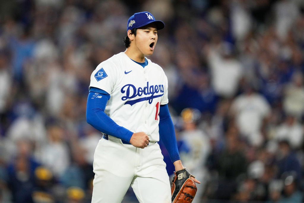 「投手大谷」繳6局狂飆10K好投。圖片來源:達志影像