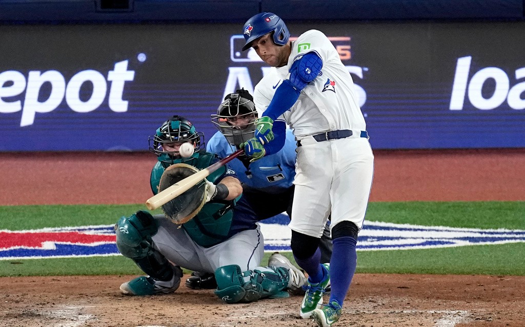 George Springer(右)。圖片來源:達志影像
