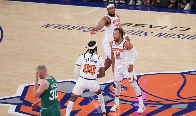 Jalen Brunson(右1)。圖片來源:達志影像