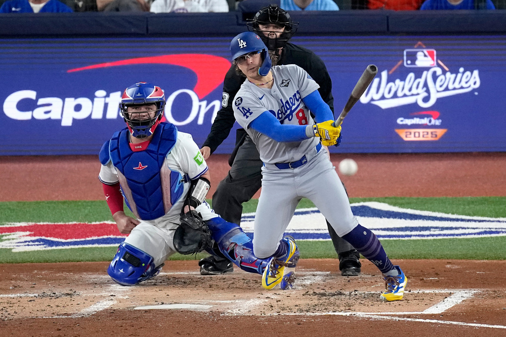 快訊》世界大賽G1 Kike Hernández二上得點圈敲安 道奇1比0先馳得點