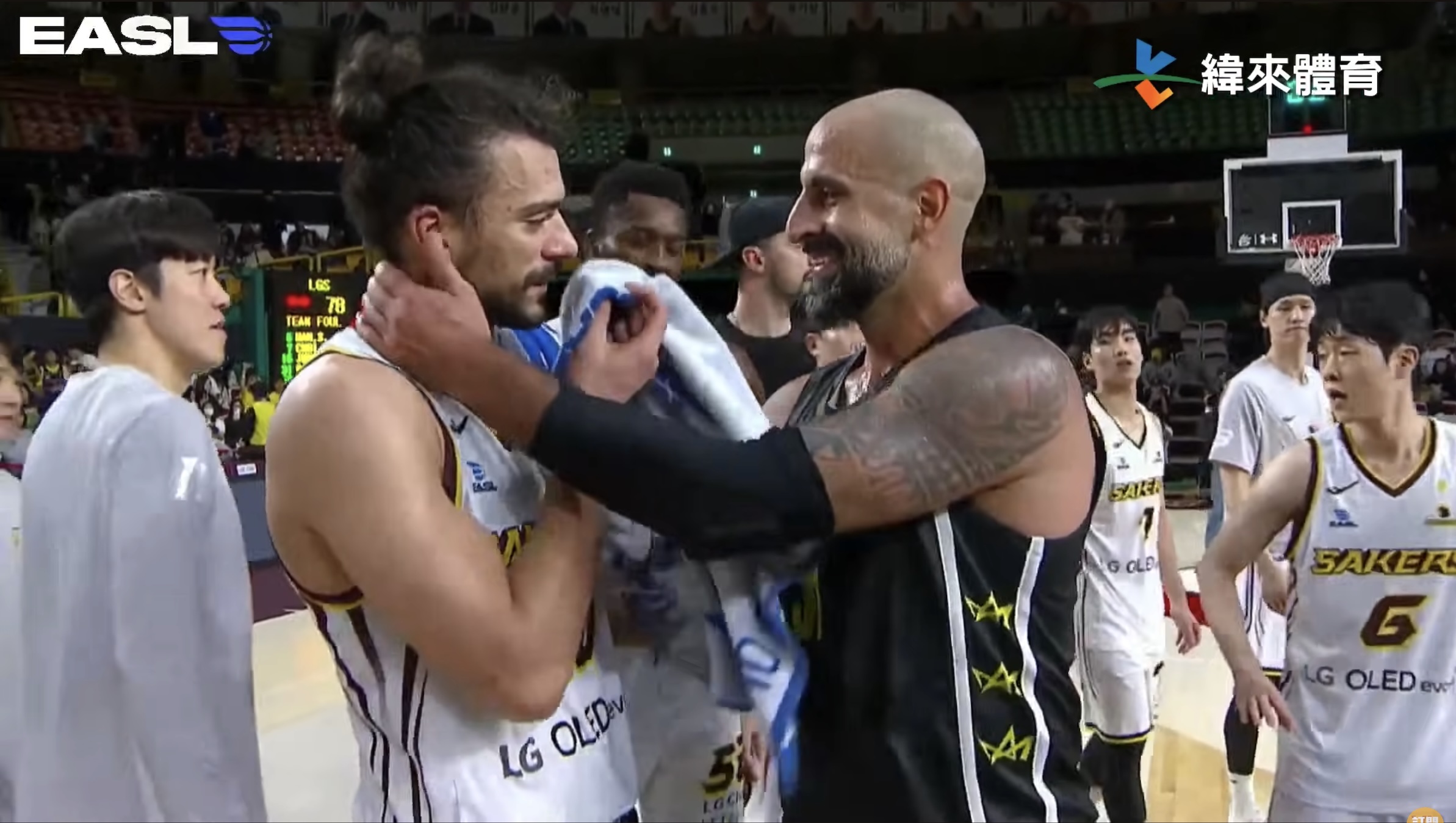 桑尼透露自己其實與Marei早就認識。圖片來源:緯來體育台