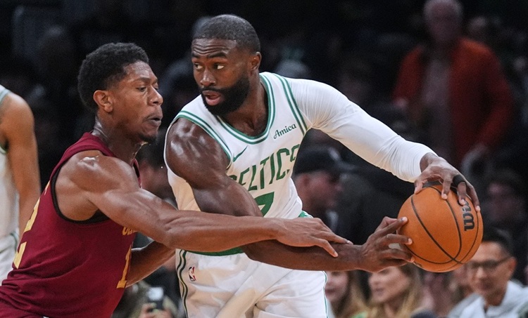 Jaylen Brown(右)。圖片來源:達志影像