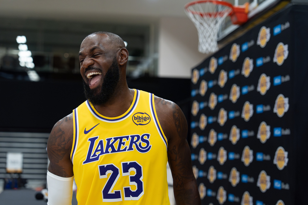 LeBron James。圖片來源：達志影像