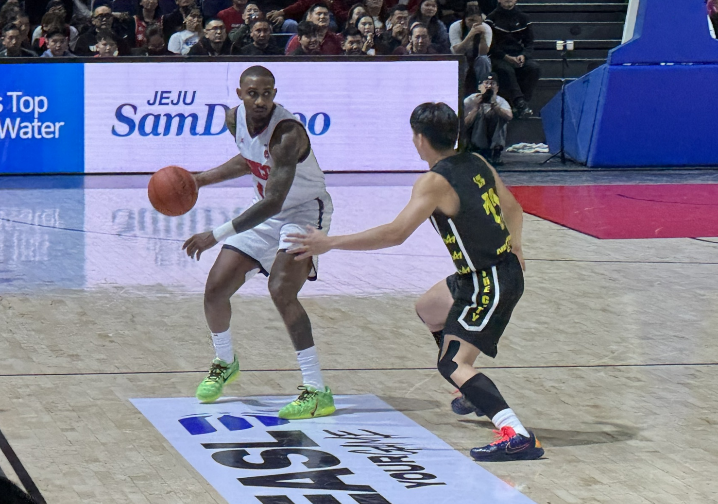 國王被野馬洋將Ian Miller爆砍40分。圖片來源:新北國王