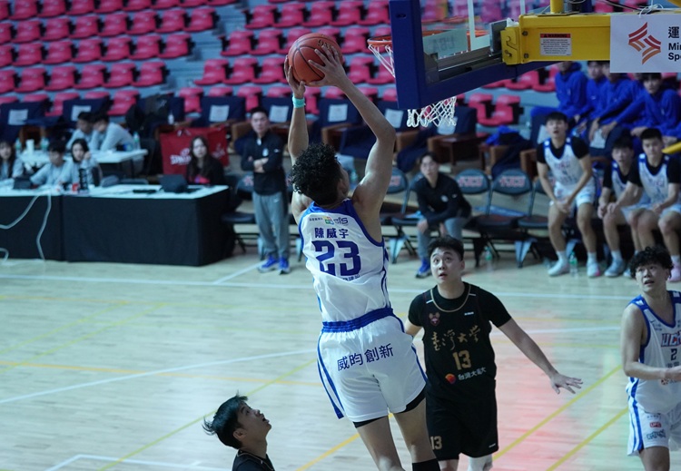 陳威宇(中)。圖片來源：大專體總