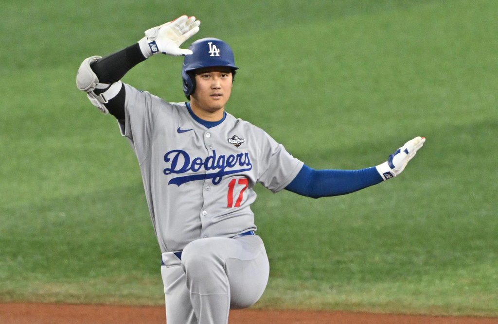道奇關鍵第七戰將安排大谷先發。圖片來源：達志影像
