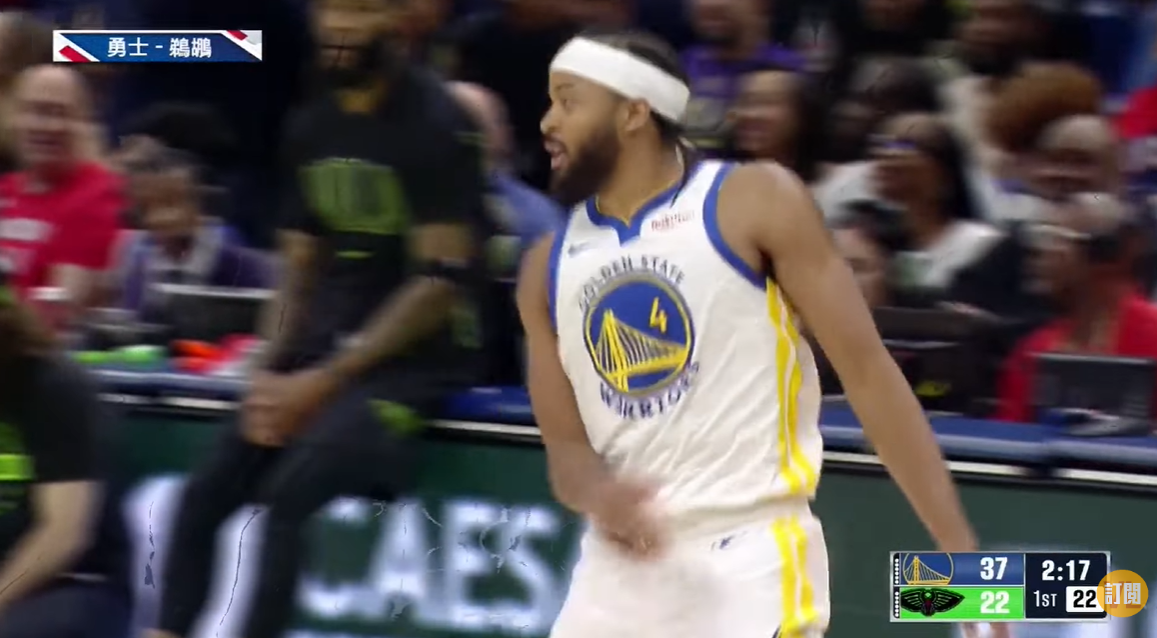 Moses Moody。圖片來源：緯來體育台