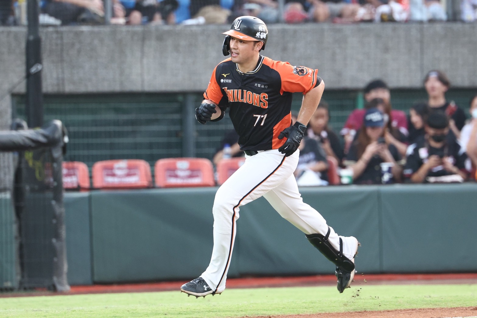 高國慶認為林安可長打能力數一數二。圖片來源：統一獅