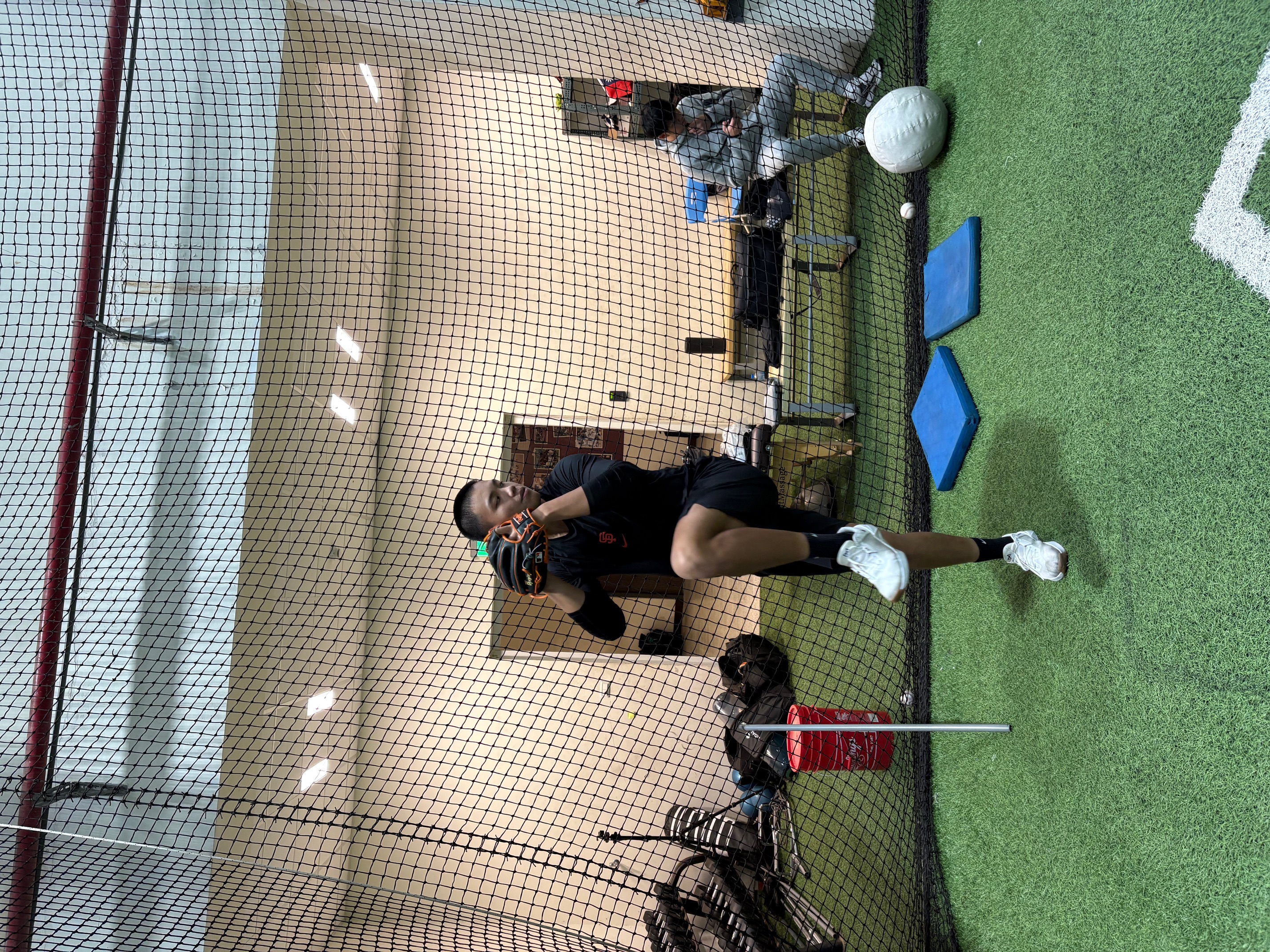 旅美投手陽念希 母校平鎮練功強化肌力