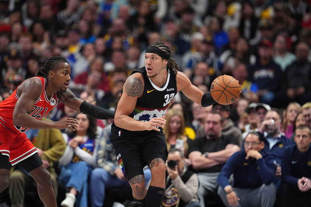 NBA》金塊傷兵潮！Aaron Gordon右腿二級拉傷　至少缺陣4至6週