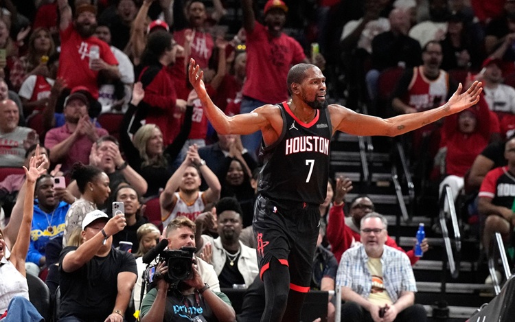 NBA》火箭Kevin Durant因家庭事務　將缺席兩場比賽