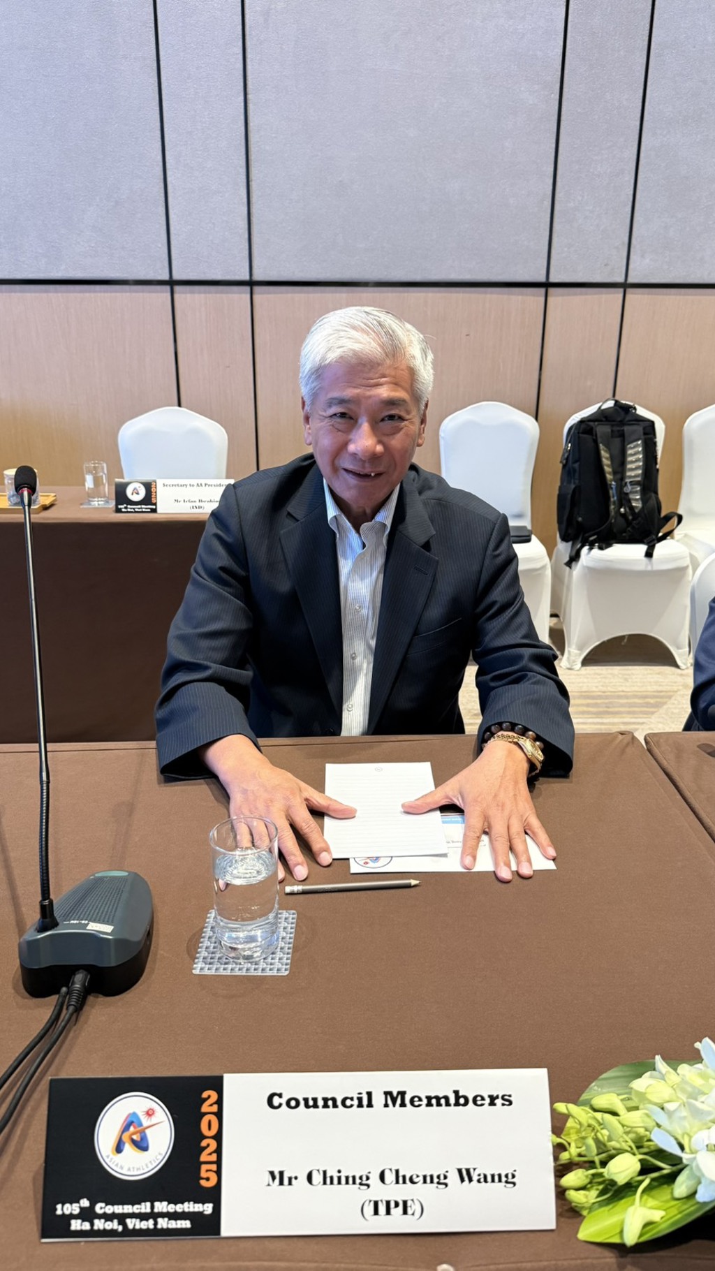 中華田協秘書長王景成。圖片來源：中華田協提供