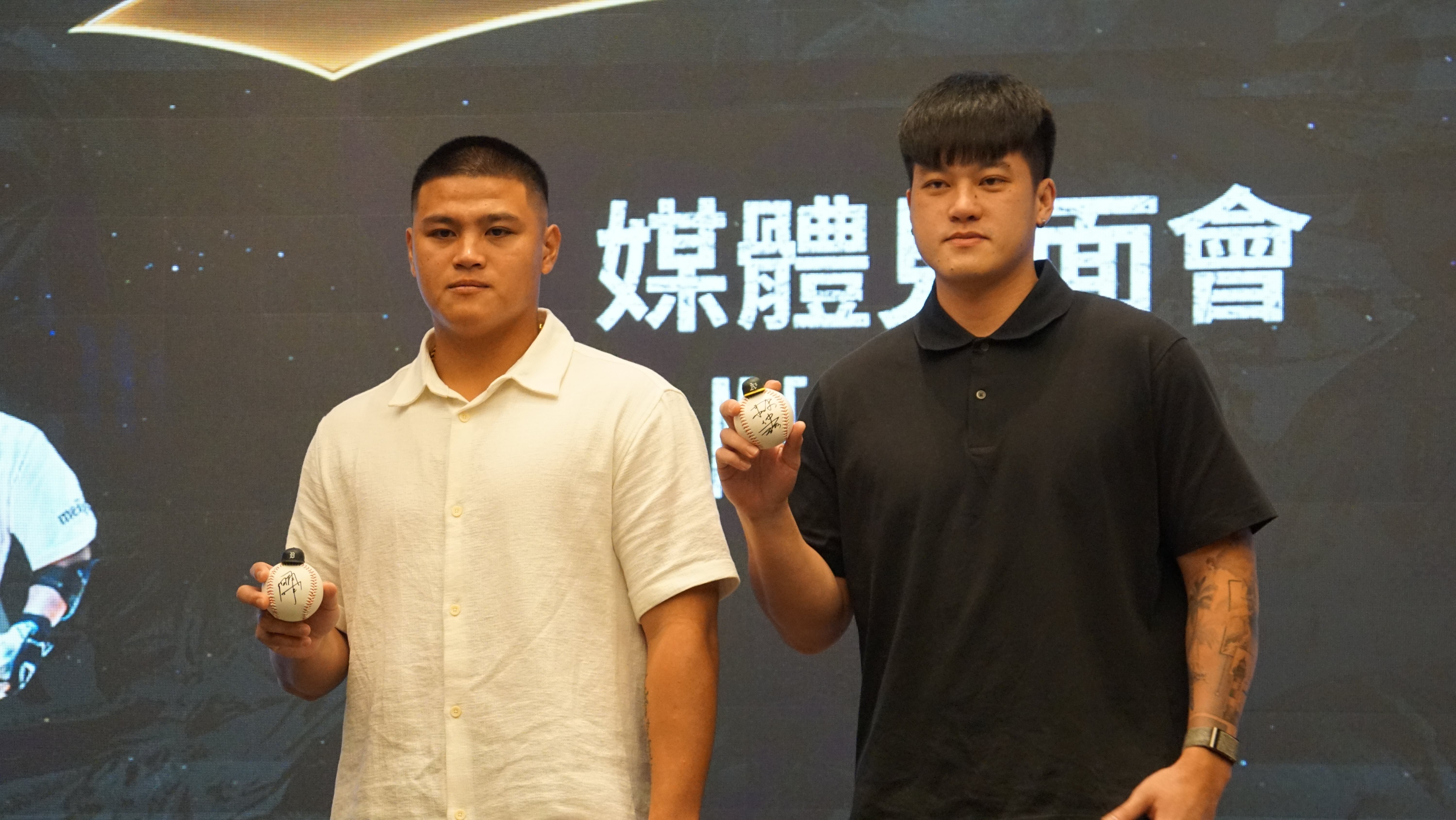 李灝宇(圖左)與莊陳仲敖。圖片來源:李升愷/攝