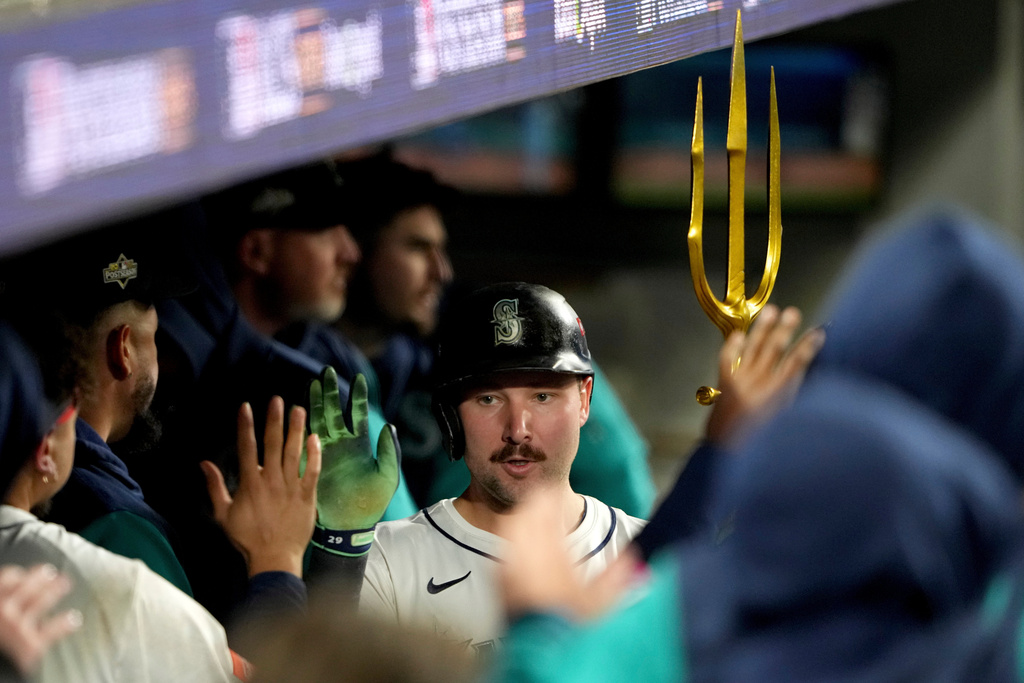 水手重砲捕手Raleigh。圖片來源：達志影像