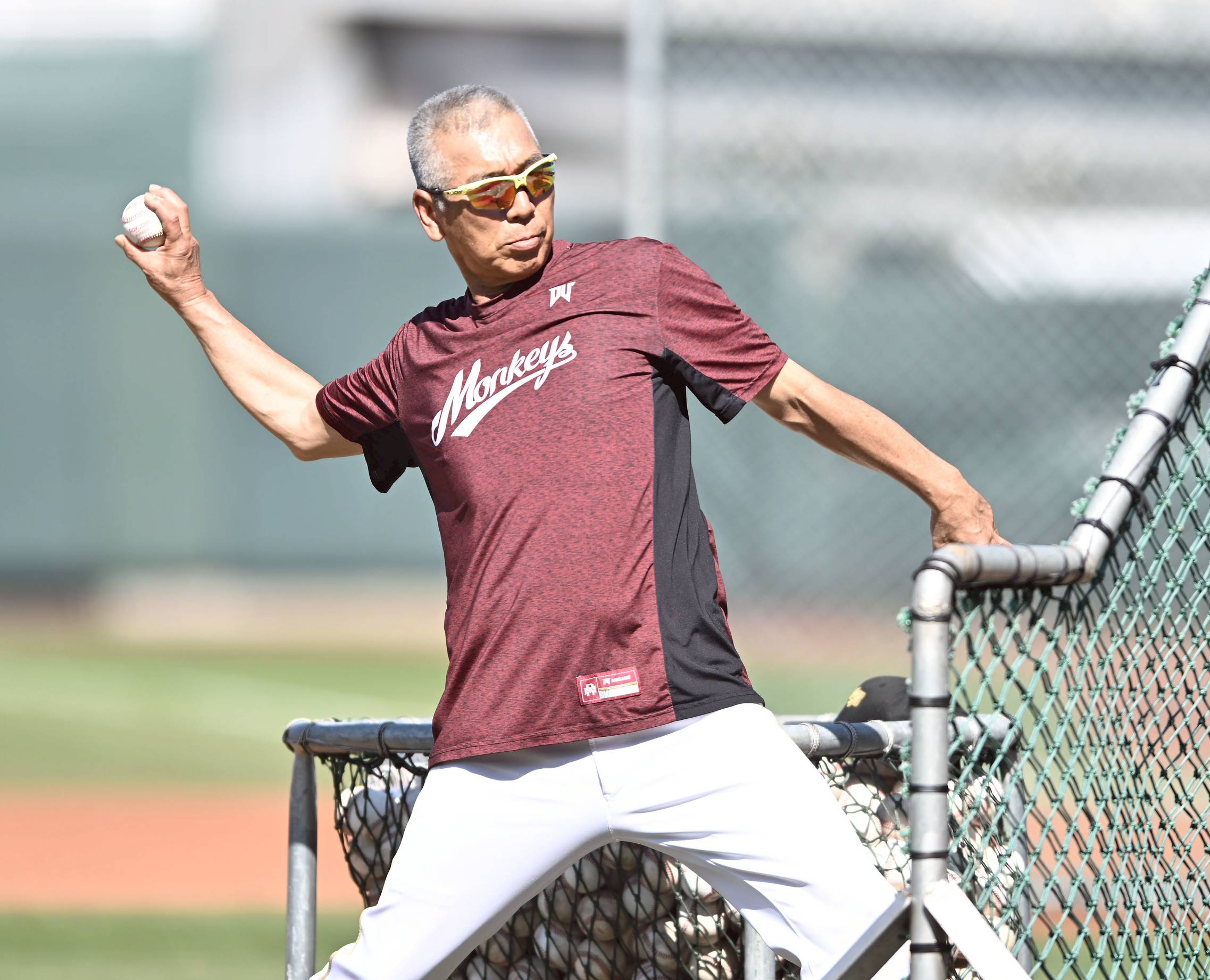 中職》交流賽林立都不會上陣 桃猿教頭古久保健二開玩笑稱：今天一日總教練