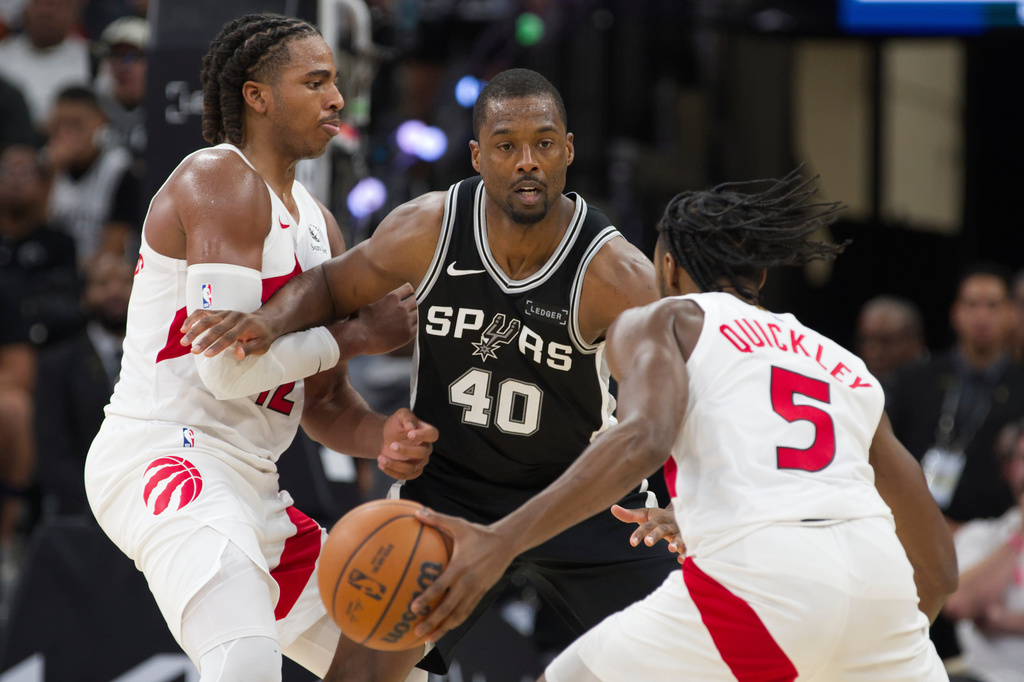 「北卡飛鷹」攻下馬刺全隊最高的24分。圖片來源:達志影像