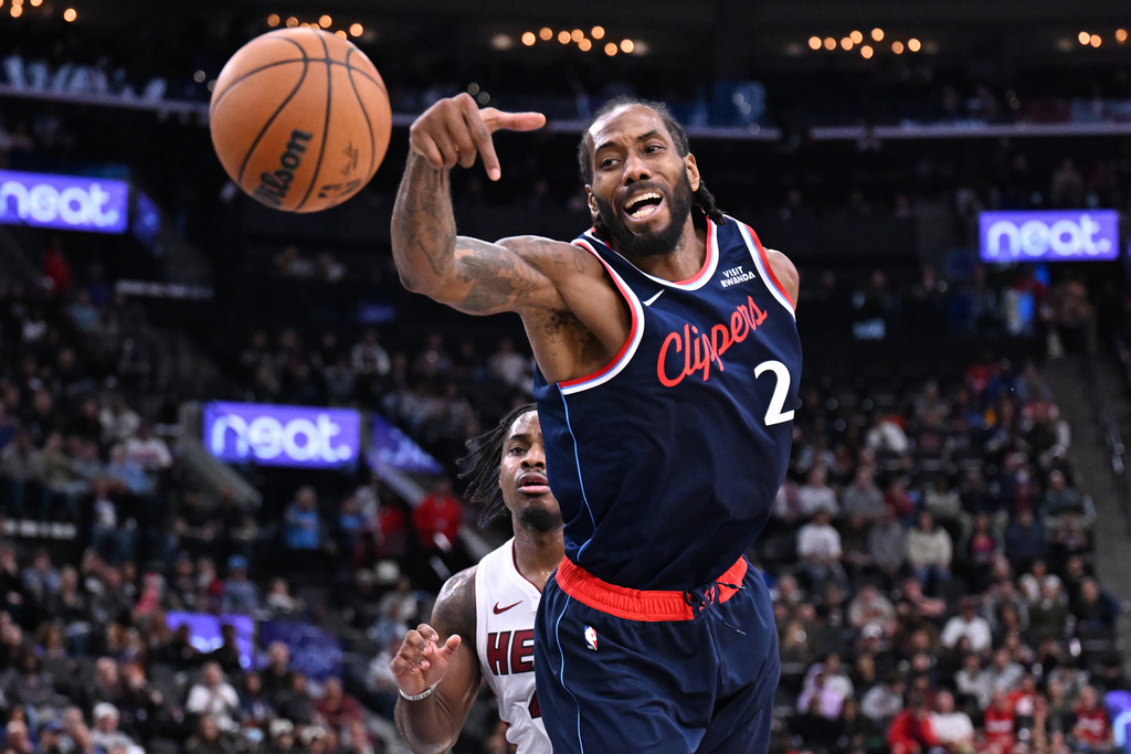 Kawhi Leonard。圖片來源:達志影像