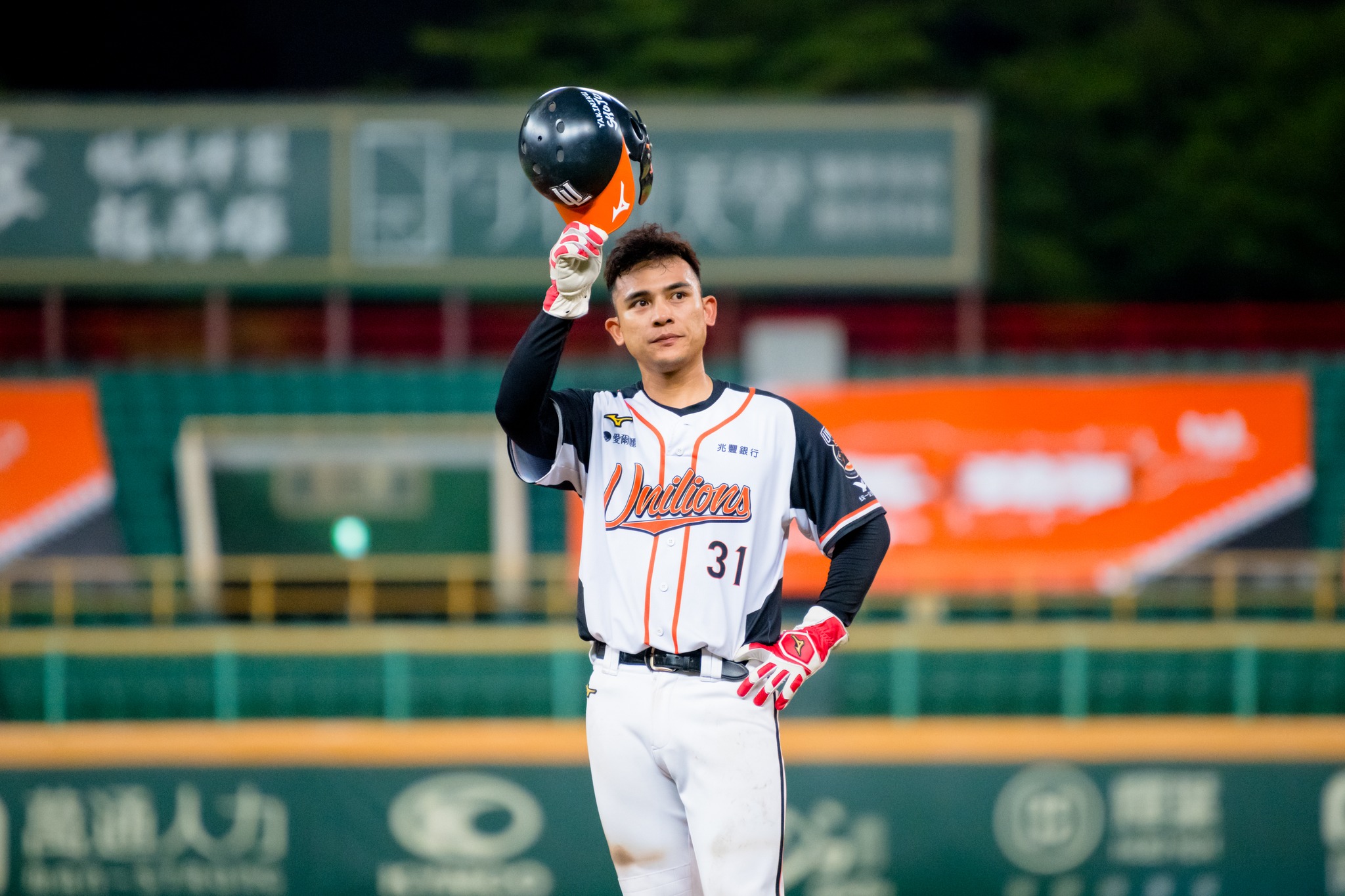 統一獅林岱安成為自由球員。圖片來源：統一獅