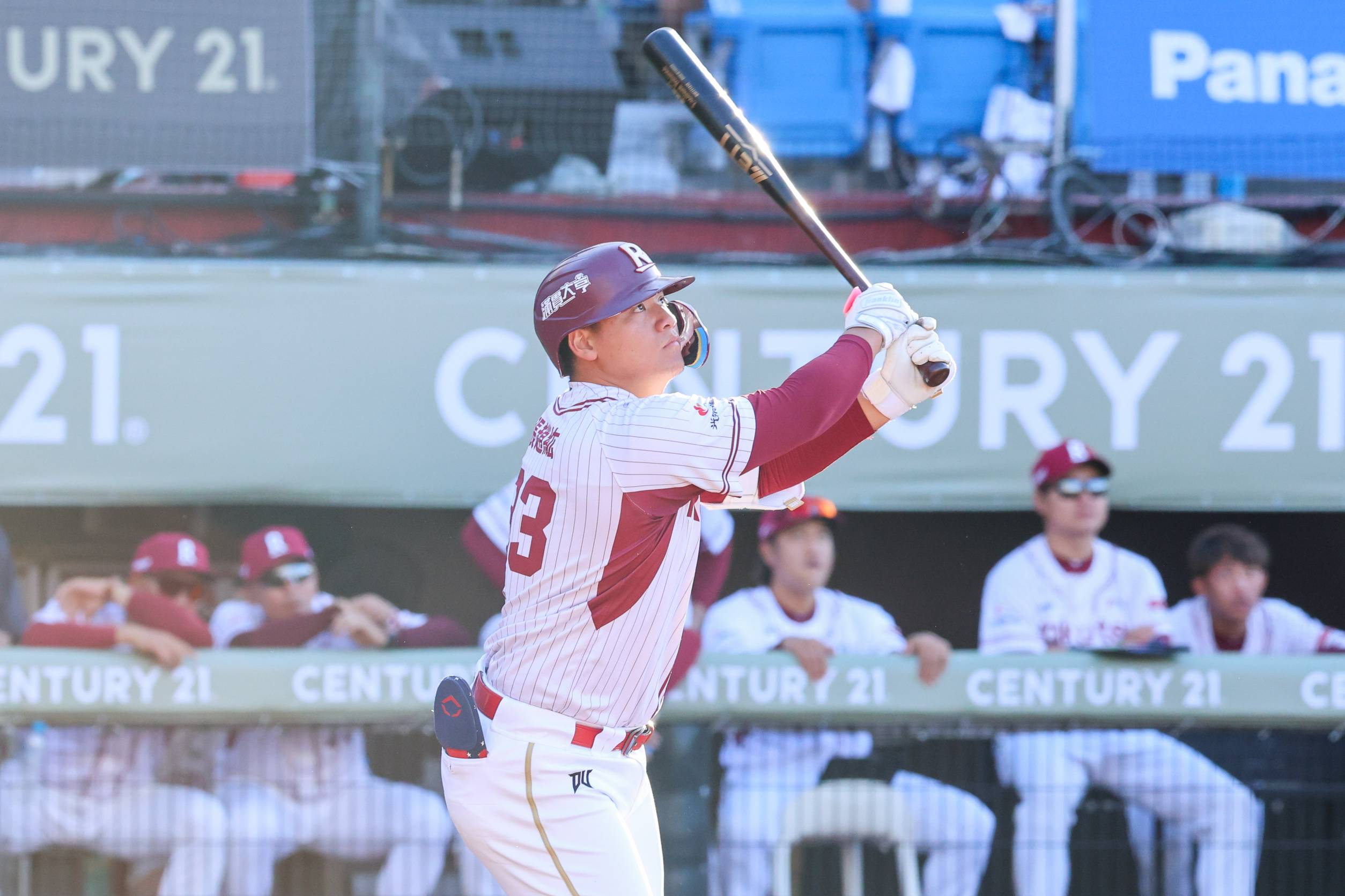 樂天桃猿張趙紘在兩場交流賽中表現優異。圖片來源：桃園市政府提供