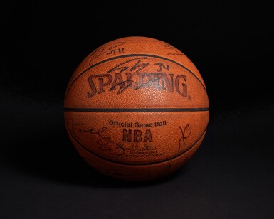 2000NBA總冠軍賽用球。圖片來源:蘇富比拍賣行