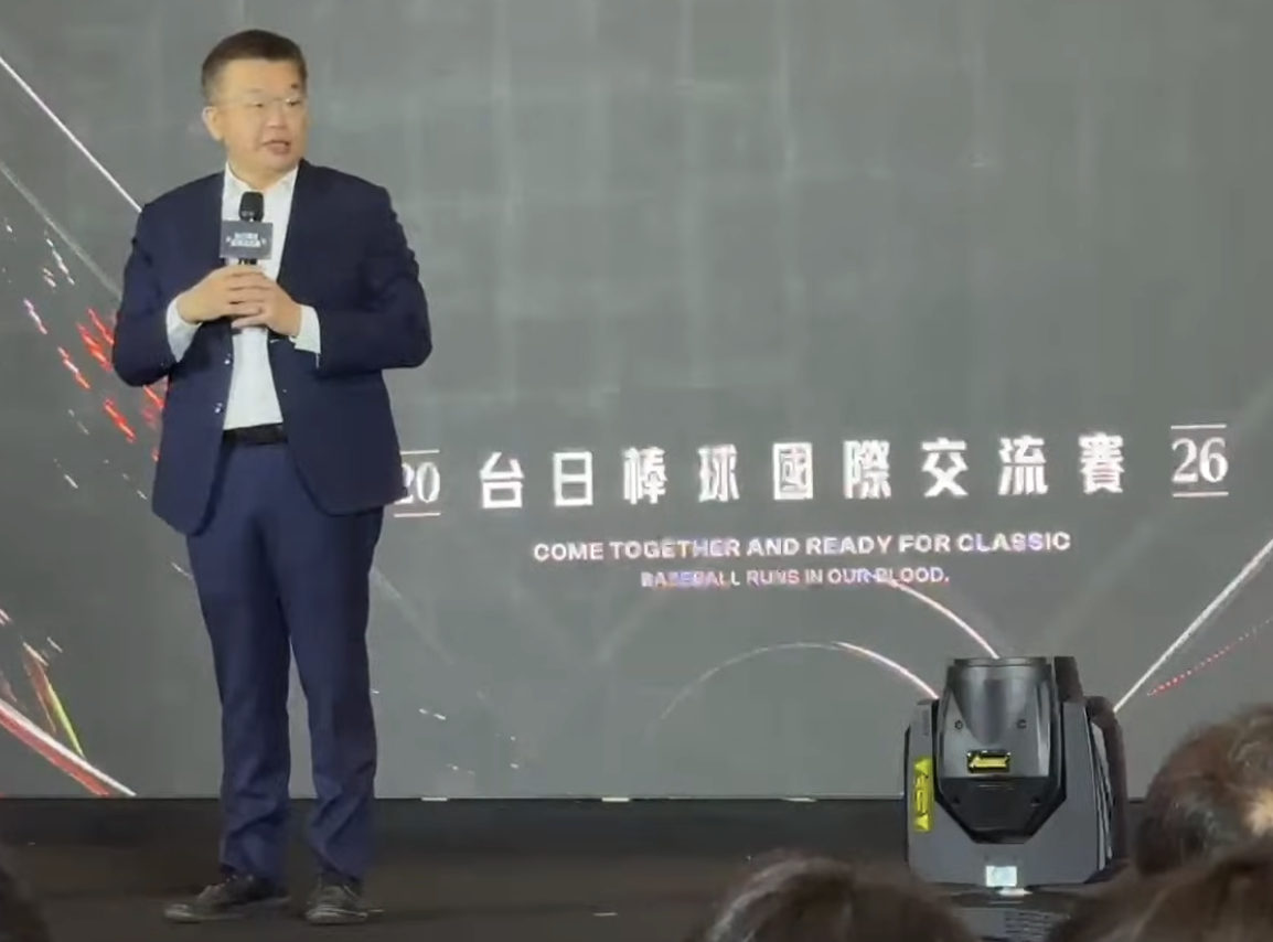 蔡其昌。圖片來源:緯來體育台