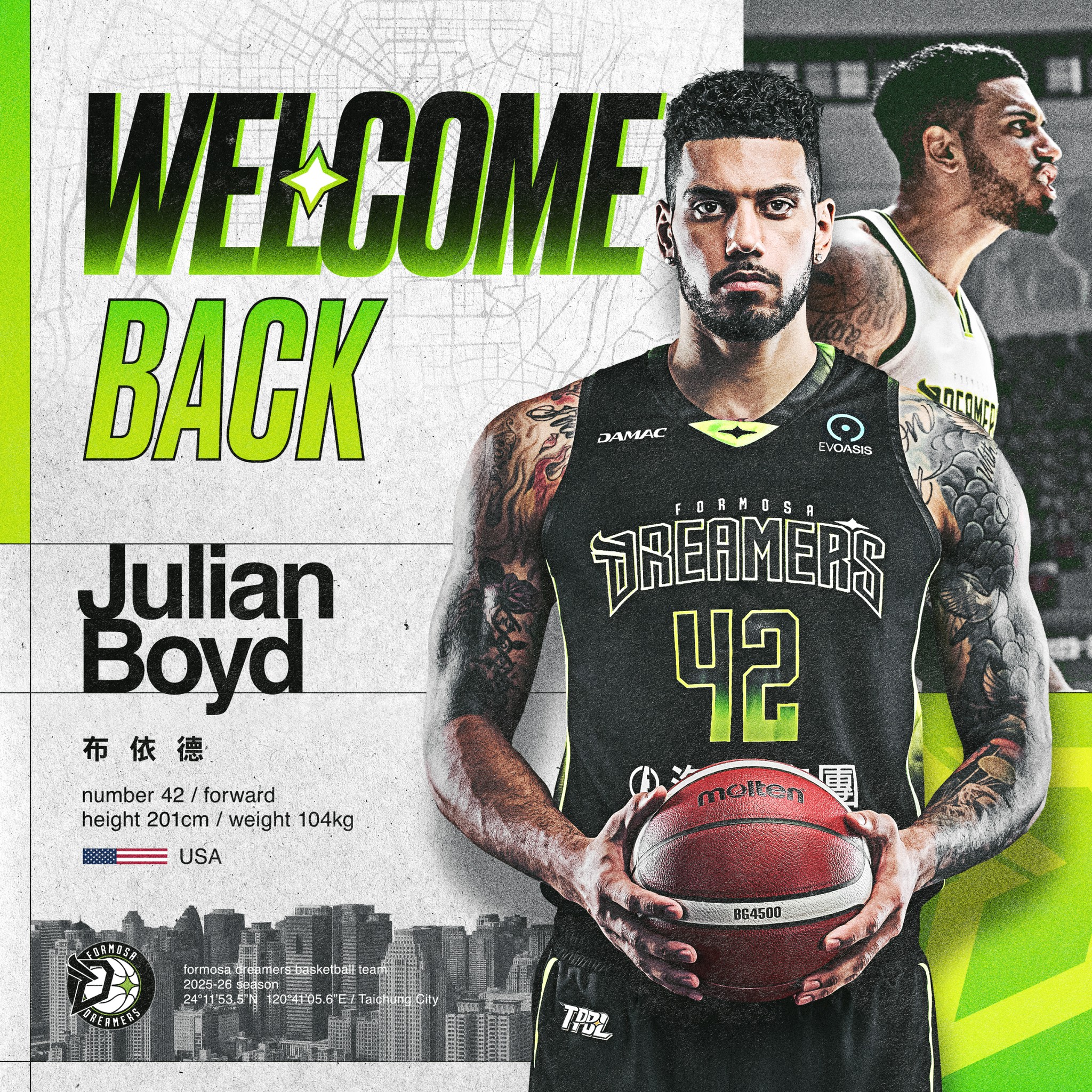 布依德第三度重返福爾摩沙夢想家。圖片來源：福爾摩沙夢想家