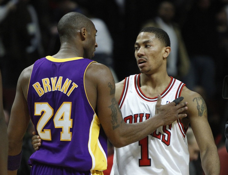 Derrick Rose(右)。圖片來源：達志影像