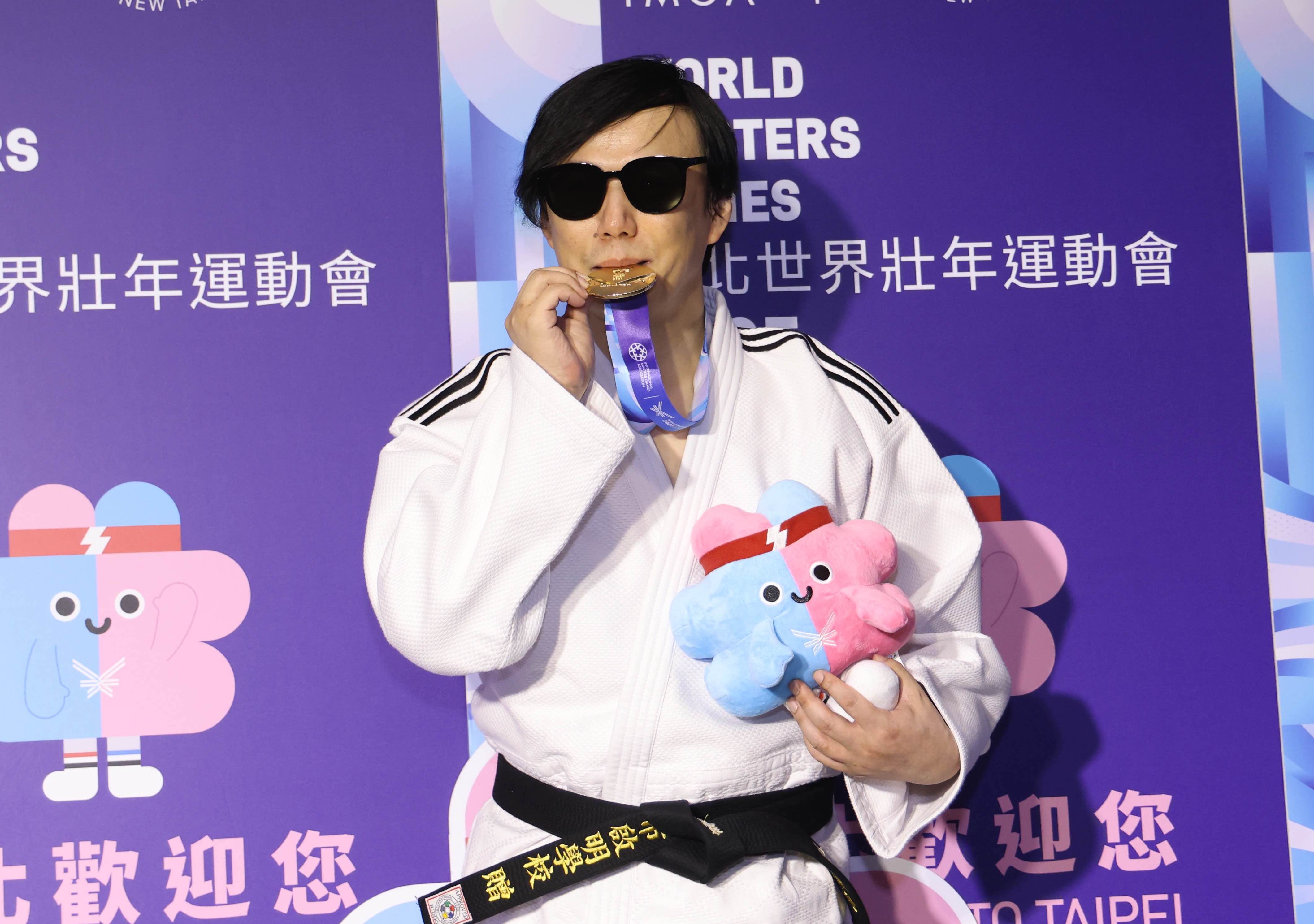 世壯運》金曲歌王蕭煌奇帕拉柔道2連勝奪金 直呼「比演唱會緊張」