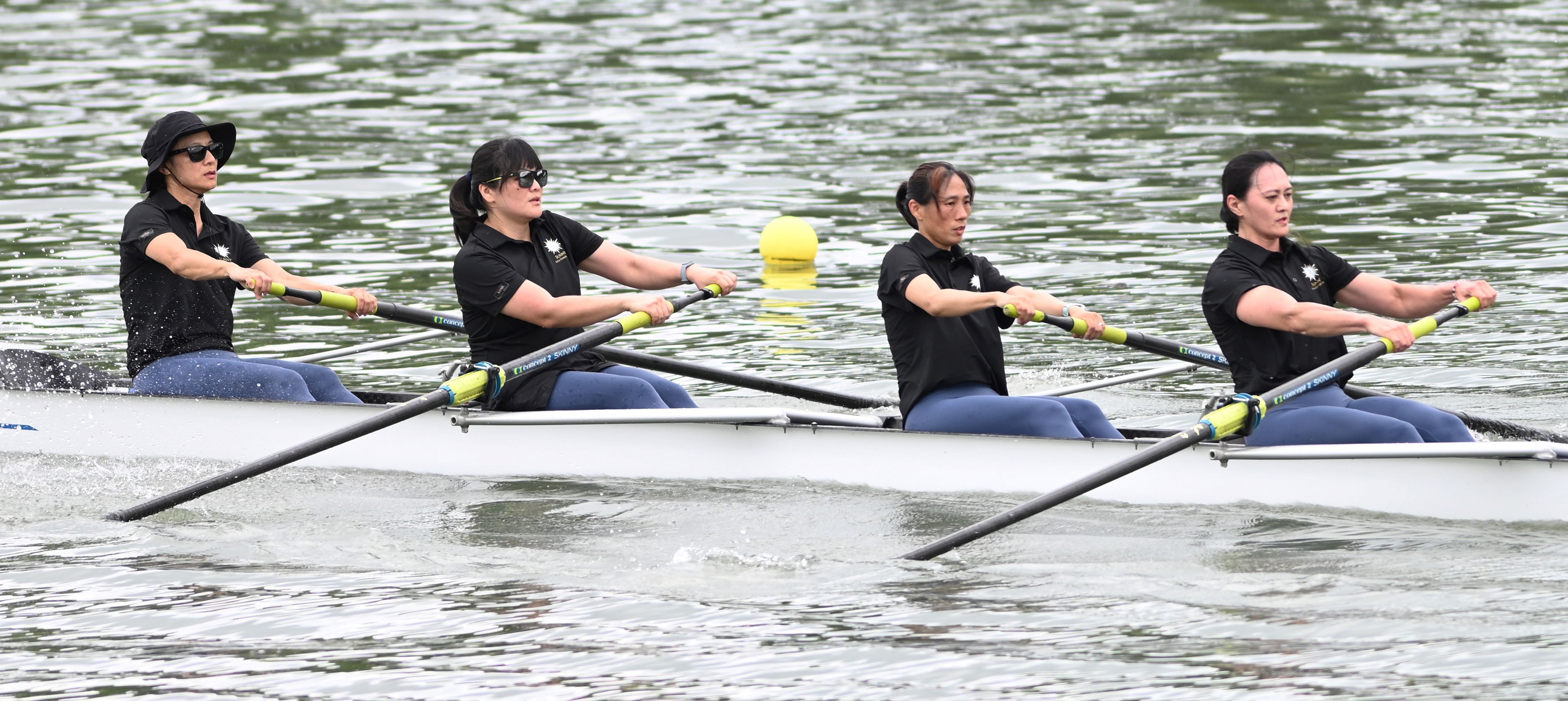 JJ Power & Tecmax在四人單槳女子43+組摘金。圖片來源：2025雙北世壯運執委會