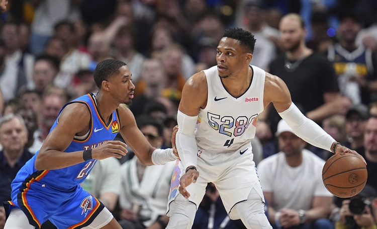 Russell Westbrook(右)。圖片來源：達志影像