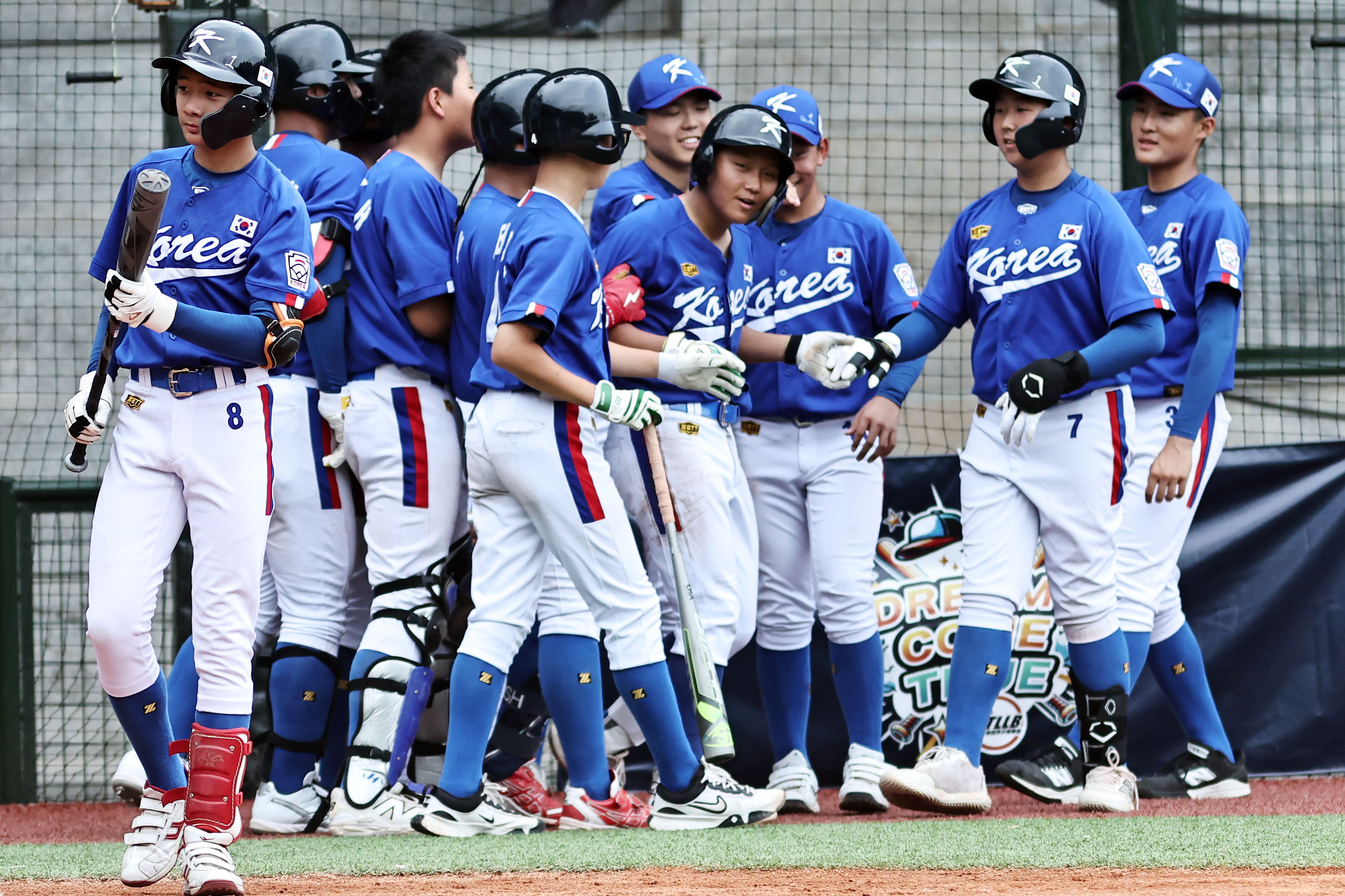 韓國三連勝奪A組第一。圖片來源：中華民國棒球協會提供
