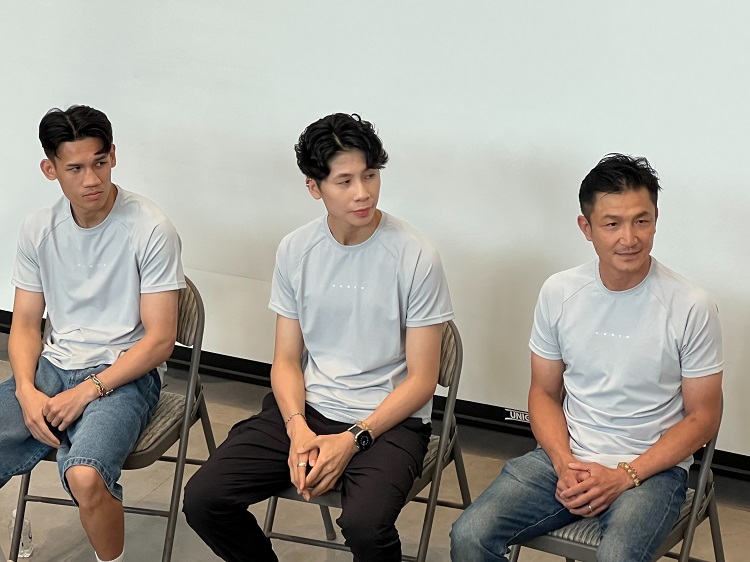 愛徒林郁婷現身為教練站台。圖片來源:記者林暐凱/攝