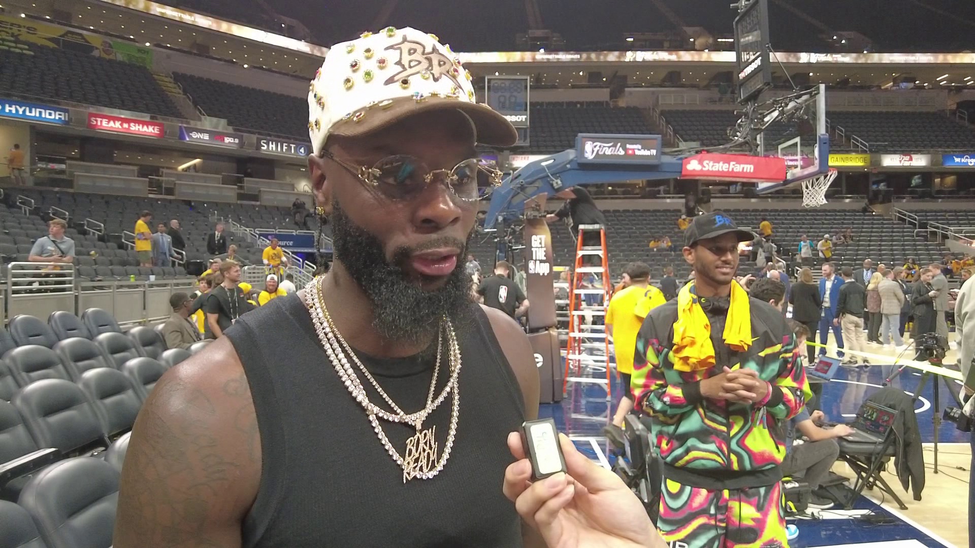 Lance Stephenson。緯來特派採訪團／攝影