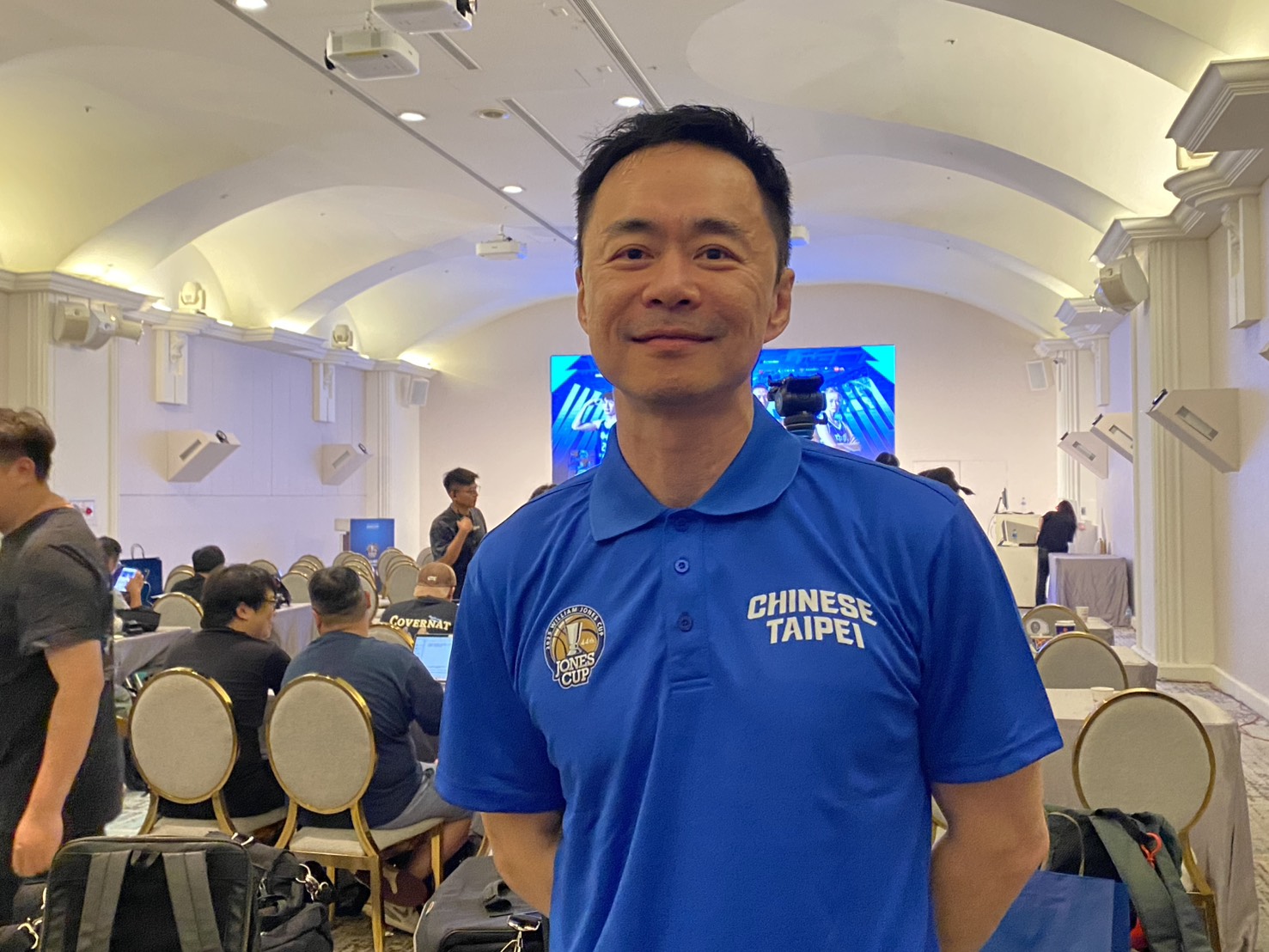 籃協副秘書長張承中。圖片來源：記者吳嘉倪／攝