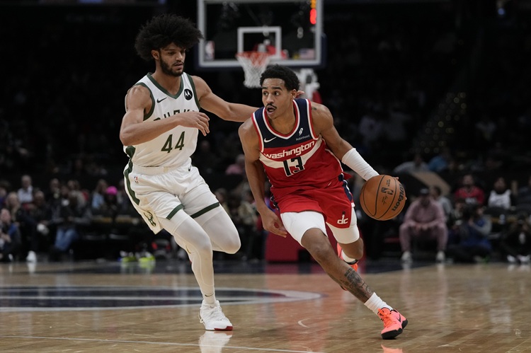 Jordan Poole(右)。圖片來源：達志影像