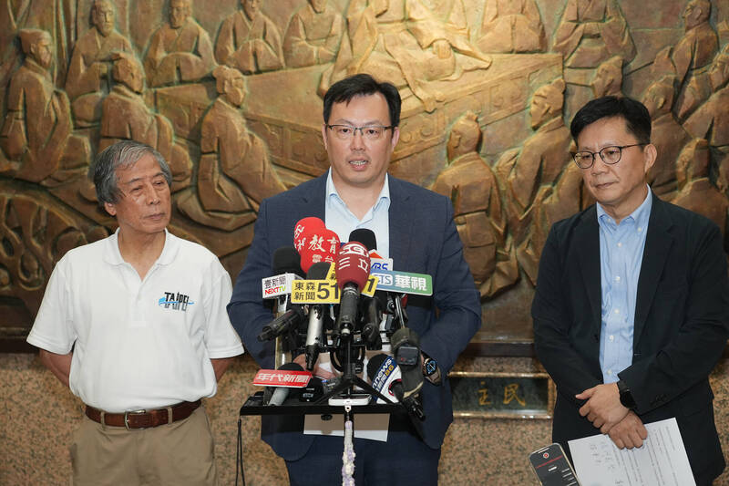 體育署與桌球協會共同發布聲明。圖片來源：體育署提供