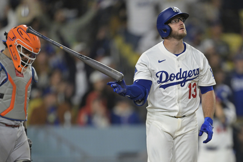 Muncy 9下的關鍵陽春彈，也是道奇此戰能逆轉的關鍵。圖片來源:達志影像