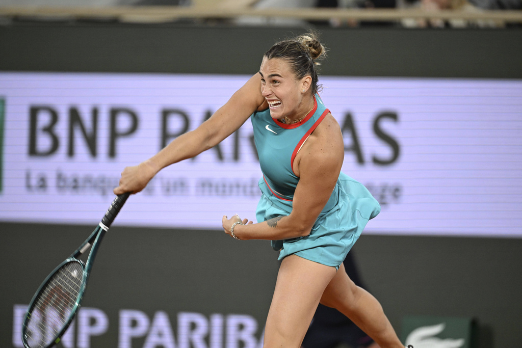 Aryna Sabalenka。圖片來源：達志影像